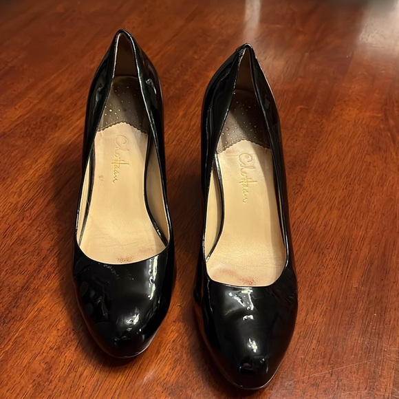 Cole Haan Nike Air black patent leather pumps size 7.5 - Picture 2 of 9